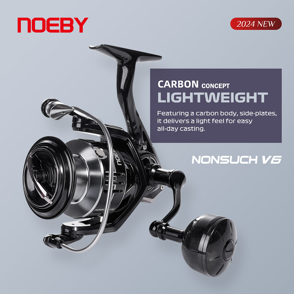 Abu Garcia Reel Max - Máy câu cá Noeby Carbon, dòng