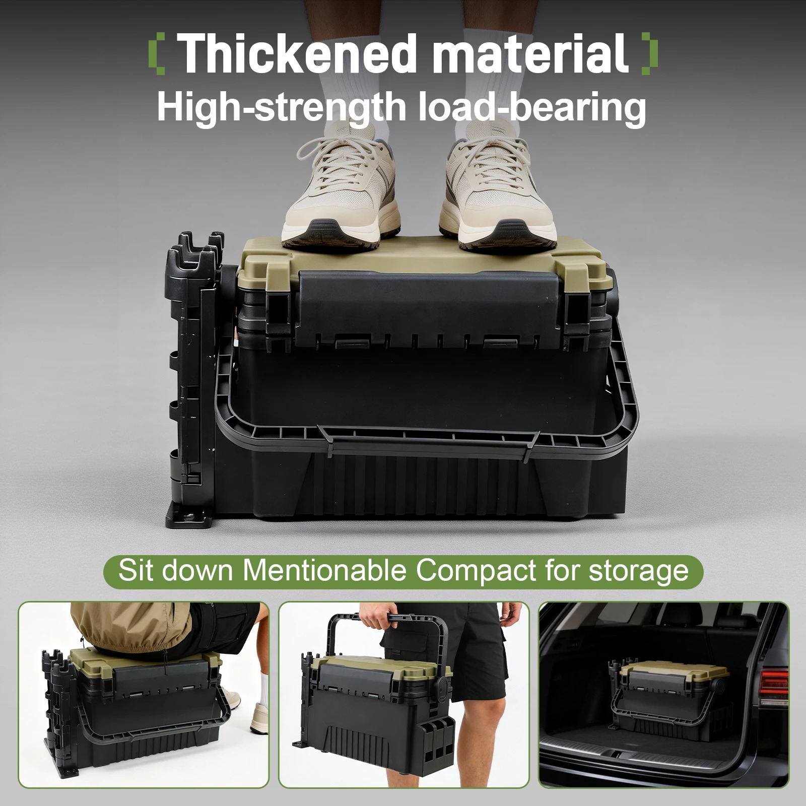 Fishing Tackle Box Double Laye - đánh giá và giá Fishing Kayak Crate