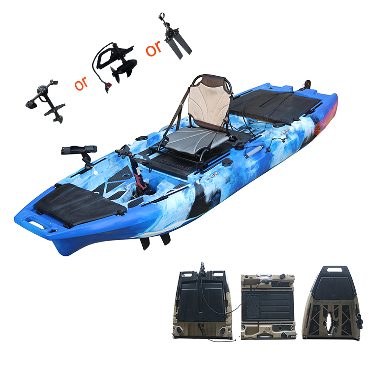 2026 New Modular 10ft PE Sit-o - đánh giá và giá Fishing Kayak Paddle